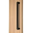 thumbnail image 1 of Strongar Poignée de Porte en Acier Inoxydable Moderne & Contemporain Forme Carrée/rectangulaire / 813mm / 32 Pouces - Finition Poudre Noire Mate, 1 of 4