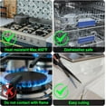 thumbnail image 7 of GoXteam Silicone Stove Gap Covers (2 Pack), Oven Gap Filler, Heat Resistant Stove Gap Filler, Seal Gap between Stovetop and Counter, Easy Clean (25inch, Clear), 7 of 7