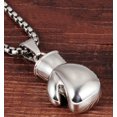 thumbnail image 2 of Pendentif Chaîne Gant de Boxe Punk en Acier Inoxydable pour Hommes et Femmes, Argent (Hommes), 2 of 5
