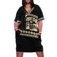 thumbnail image 2 of Vestido holgado con bolsillos, vestido de invitada de boda 2025, ropa de mujer, pantomima Madness-House-of-fun, 2 of 7