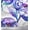 Medium Purple, variant on Soimoi Blue Cotton Duck Fabric Leaves & Floral Print Fabric by The Yard 42 Inch Wide