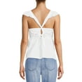 thumbnail image 2 of Time and Tru Women's Tie Back Top, 2 of 4