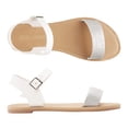 thumbnail image 2 of Sandalia DREAM PAIRS HOBOO-N para mujer con correa al tobillo y suela plana 8, 2 of 5