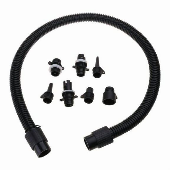 Paddle Board Pumps Adapter Hose Kayak Air Pumps Tube with 7 Air Valves Nozzles