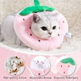 thumbnail image 4 of ORUYROP Adjustable Cat Cone Collar Soft, Cute Cat Recovery Collar, Cat Cones After Surgery for Kittens, 4 of 6