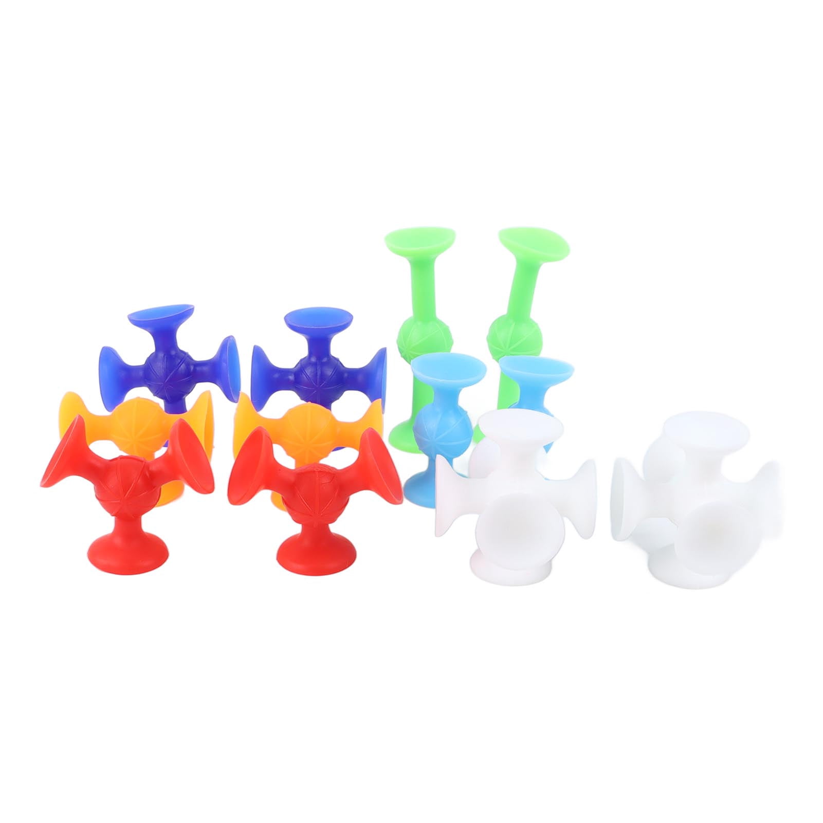 48 Bloques De Construcción Con Ventosas De Silicona Suave – Juguete DIY Creativo Para Niños, Piezas De Colores