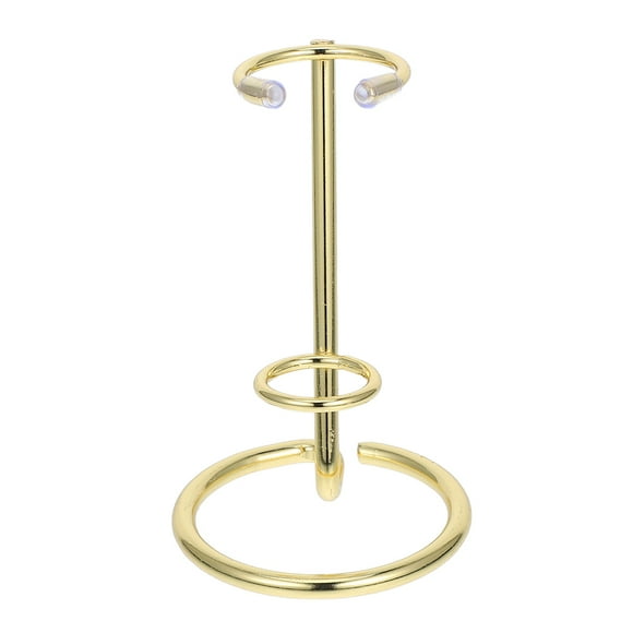 Shisuyan Présentoir à Sphères Supports en Cristal Fer Rangement Élégant 1Ensemble