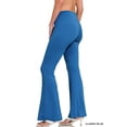 thumbnail image 2 of Zenana Regular and Plus Size Buttery Soft Banded High Waist Flared Leg Yoga Pants, 2 of 5