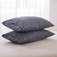 thumbnail image 6 of Duvet Cover Set 100% Cotton Linen Feel Super Soft Comfortable Chic Lightweight 3 PCs Home Bedding Set, 6 of 6