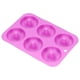 thumbnail image 3 of Moldes para pasteles Moldes redondos de silicona para pasteles de chocolate Bandeja Antiadherente Moldes para donas Horno de cocina Herramienta para hornear 6 rejillas, 3 of 8