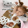 thumbnail image 2 of Highland Cow Personalized Toddler Nap Mat, Custom Kids Sleeping Bag with Name, Soft Slumber Bags for Preschool, Daycare, Travel, and Sleepovers(Cushions + Pillows22.5"x55"+Blanket size: 33.5" x 45"), 2 of 8