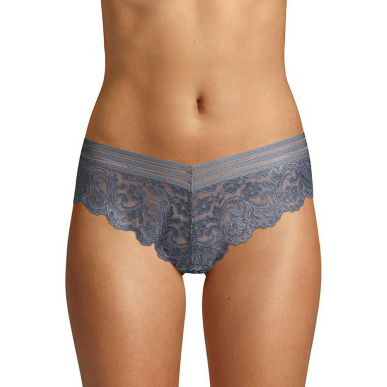 Buy Women's Styli Pack of 2 - Wide Lace Waistband Full Brief Online