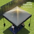 thumbnail image 4 of Outsunny 10' x 10' Canopy Cover with Weight Bags, UPF50+ Pop Up Canopy Replacement Top, Dark Gray, 4 of 10