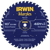 Irwin Marples 10 Dia. x 5/8 in. Carbide Woodworking Circular Saw Blade 40 teeth 1 pc.