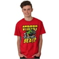 thumbnail image 5 of Cool Street Beast Cartoon Racecar Men's Graphic T Shirt Tees Brisco Brands M, 5 of 6