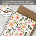 thumbnail image 4 of CounterArt Watercolor Florals Premium Boxed Set of Decorative Hardboard Placemats, 4 of 6