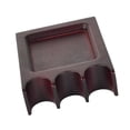 thumbnail image 2 of Colaxi Porte-Queue de Billard 3 Fentes Portable Lesté Accessoires Professionnels Outil de Repos de Snooker pour Jeu Femmes Bord de Table Sports Rouge, 2 of 8