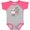 Heather and Hot Pink, variant on Inktastic God Bless the USA Gnome Boys or Girls Baby Bodysuit
