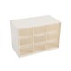 thumbnail image 1 of Inteprter Excelentes materiales de plástico: caja de almacenamiento de escritorio ecológica con cajones transparentes con múltiples Carpetas de archivos Blanquecino Rejilla de Nueve Palacios, 1 of 6