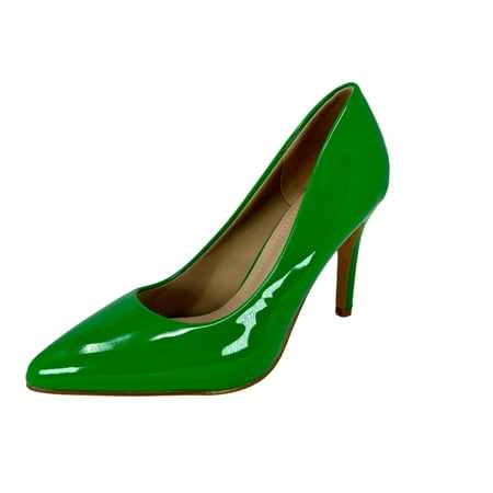Shoe Fash | Women Trendy Pumps Pointed Toe High Heel 4 inch/10cm Party Stiletto Heels Shoes Green/Pat 8.5 Shoe Fash | Women Trendy Pumps Pointed Toe High Heel 4 inch/10cm Party Stiletto Heels Shoes Green/Pat 8.5
