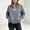 Dark Gray women's lightweight windbreaker jacket a1, variant on Womens Plus Size Zip Up Jackets for Women Fall Spring Collared Long Sleeve Casual Solid Outdoor Lightweight Coat Blazer for Work Travel, Navy 5XL
