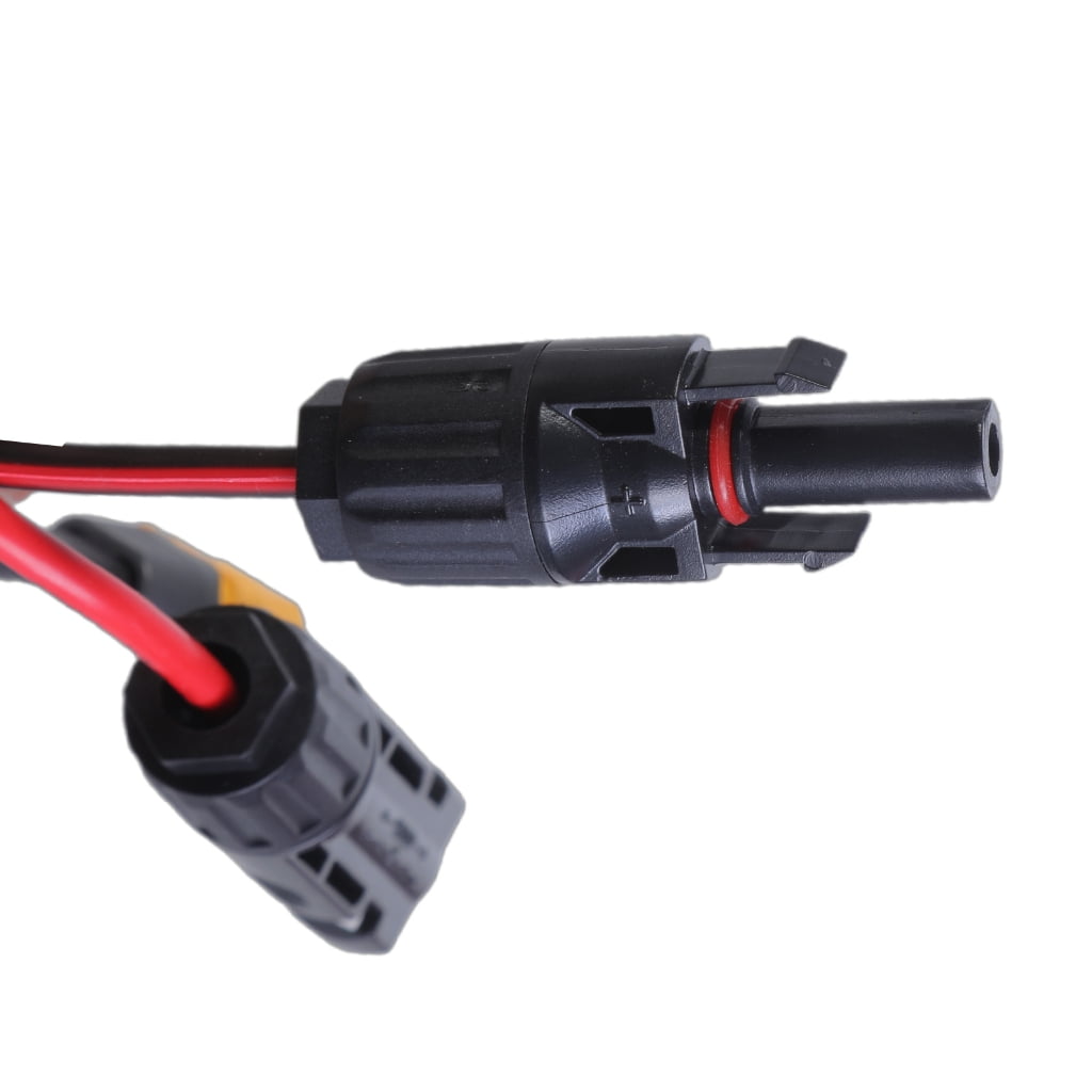 WINDLAND Portable 12AWG Solar Connectors to XT60 Adapter Cable for Connection to Car Power