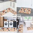 thumbnail image 5 of Beige Chicken Watercolor Pattern Kitchen Rugs Sets Of 2,Anti Fatigue Kitchen Mat Rugs Non Slip Washable,Decorative Kitchen Floor Mats for Kitchen,Sink,Laundry,17"x30"+17"x47", 5 of 7
