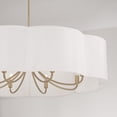 thumbnail image 4 of Capital Lighting 456481 Sabine 8 Light 36" Wide Drum Chandelier - Brass, 4 of 6
