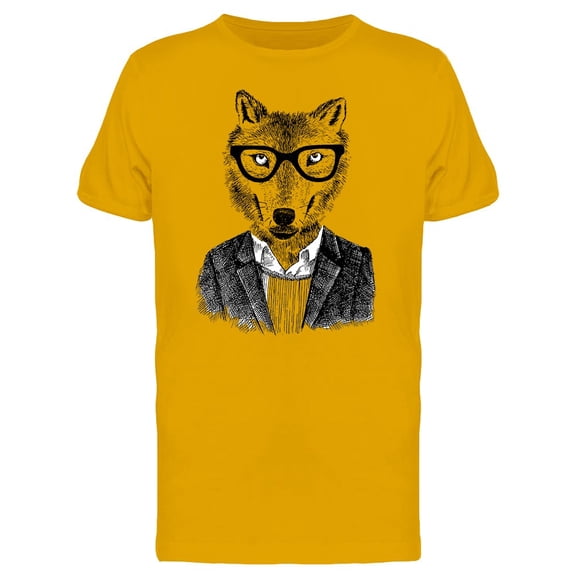 Wolf Hipster Tee Men's -Image by Shutterstock