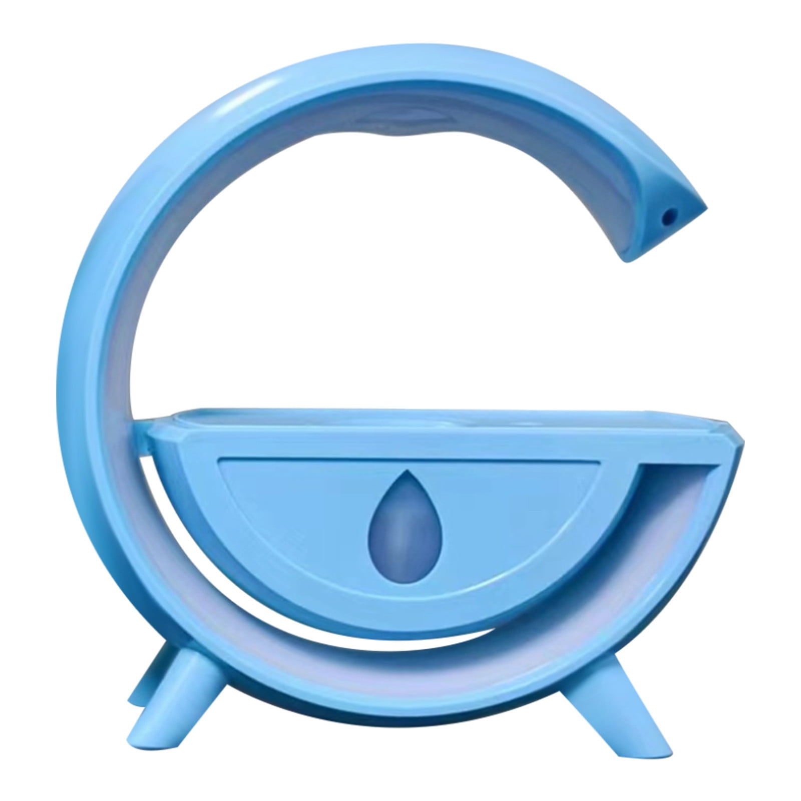 MICLOZYT Humidifier Large Room,350Ml Mini Quiet Cool Mist Humidifier (Blue),Anti-Gravity Design,Air Humidifier for Home Baby Nursery & Plants