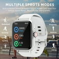 thumbnail image 6 of 1.83" Smart Watch: Full Touch Screen, Activity Tracker, Call/Message, Pedometer, Multiple Sports Modes, iOS/Android Compatible, Ideal Gift, 6 of 17