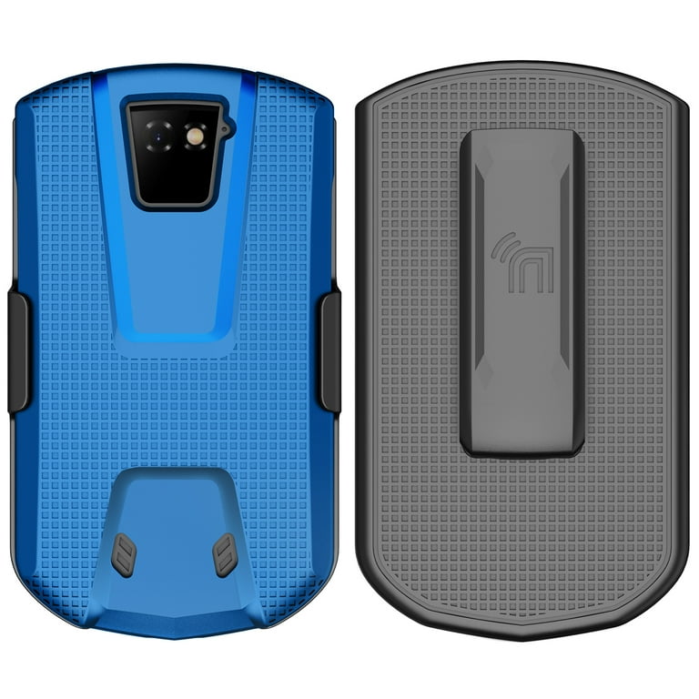 Nakedcellphone Case with Clip for Unihertz Titan Pocket Phone, Slim Hard  Shell Textured Cover and [Rotating/Ratchet] Belt Hip Holster Combination - 