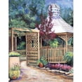 thumbnail image 3 of Williams, Todd 20x24 Black Modern Framed Museum Art Print Titled - Garden Retreat II, 3 of 5