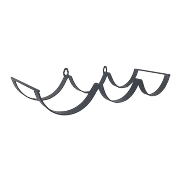 Soporte de hierro para rollos de papel higiénico, de pared o de pie, organizador para 6 rollos Negro