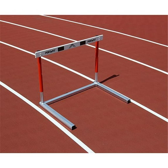 Port A Pit GAAADVAC12 Advantage L-Shaped Hurdle, Black