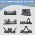 thumbnail image 5 of MOPHOTO 10PCS Modular Kids Sofa Couch Fold Out Couch Playhouse Play Set for Toddlers, Kids Couch Play Set, Creative Couch Kids Foam Play Couch Indoor, 5 of 8