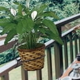 thumbnail image 3 of Almencla 3pc/set Iron Plant Racks Round Fence Potted Stand Wall Mounted Flower Pot Holder 21cm, 3 of 8