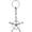 Uryuu Quincy Cross Keychain, variant on Ichigo Soul Reaper License Keychain - Uryuu Quincy Cross Necklace & Bankai Zangetsu Charm - Anime Gift for Men Women