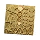 thumbnail image 1 of Plantillas de relieve para modelos de arcilla en miniatura, formas de plantas, troqueles de corte DIY A, 1 of 9