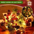 thumbnail image 2 of Guirnalda Navideña 10ft 30 LED (a) Rojo, 2 of 9