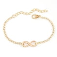 thumbnail image 1 of Pulsera HUOGUO Infinity 8 Shape Charm Unlloy para mujeres y hombres, 1 of 2