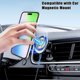 thumbnail image 4 of 360 Rotating Bracket Ring Holder Car Mount Case for iPhone 15 14 13 12 11 Pro Max Magsafe Magnetic Wireless Charging Clear Cover, 4 of 5