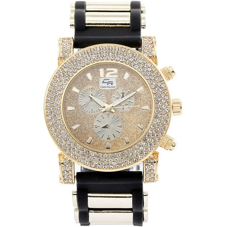 Iced Oversized Hip Hop Bullet Rubber Band Mens Watch, that shows your Lust for Life - ST10248