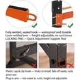 thumbnail image 4 of UOKRR Weatherproof Steel Kayak Storage Rack 71 Inches 300 lbs Capacity, 4 of 8