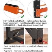 UOKRR Weatherproof Steel Kayak Storage Rack 71 Inches 300 lbs Capacity