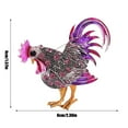 thumbnail image 2 of ZTTD Alloy Fashion Vintage Rooster Brooch Lapel Pin Ladies Clothing Pins Accessories Jewelry, 2 of 9