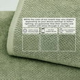 thumbnail image 5 of Great Bay Home Quick Dry Loop Textured 6-Piece Bath Sheet Set, Eucalyptus, 5 of 6