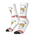 thumbnail image 1 of Calcetines deportivos divertidos con dibujos animados de Snoopy y Peanuts, calcetines deportivos cómodos de tubo medio de Charlie Brown, suaves para mujeres y hombres, idea de regalo de cumpleaños, 1 of 5