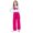 Hot Pink, variant on CPNG Girls 2 Piece Fashion Outfit Sets Crewneck Long Sleeve Crop Top and Cargo Pants Set Kids Casual Streetwear Loungewear Set