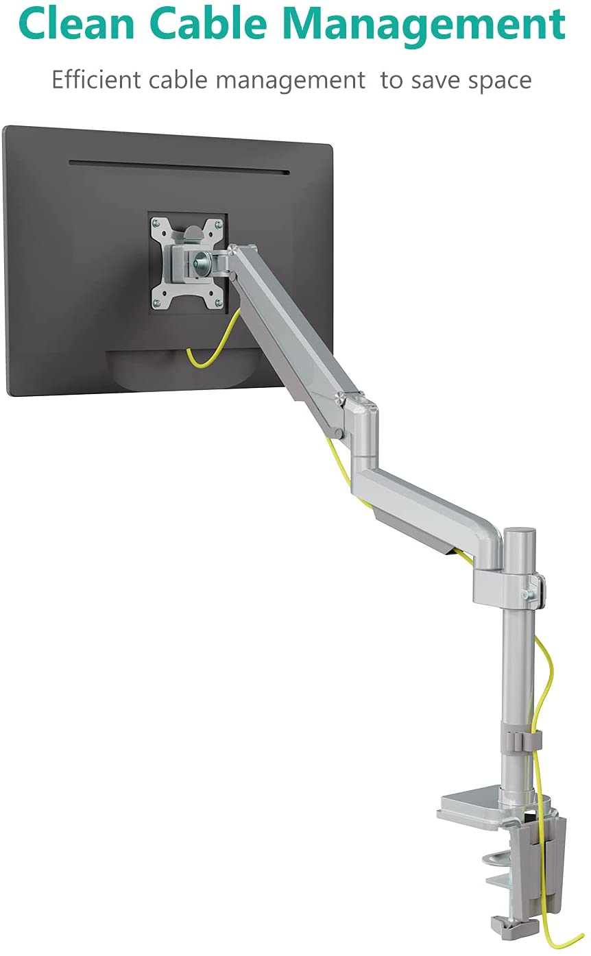 Single LCD Monitor Desk Mount 